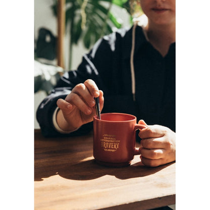 Hario Poteris - Keraminių puodelių rinkinys su stovu, 4 vnt. 300ml. Hogvartso namai