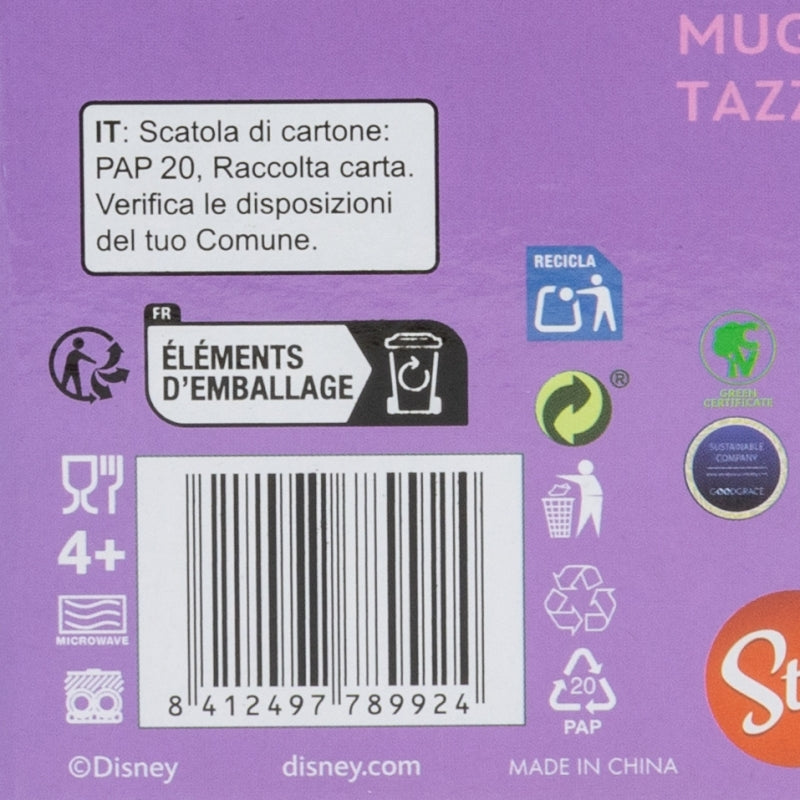 Disney Stitch – 3D keraminis puodelis dovanų dėžutėje iš Angel kolekcijos, 375 ml