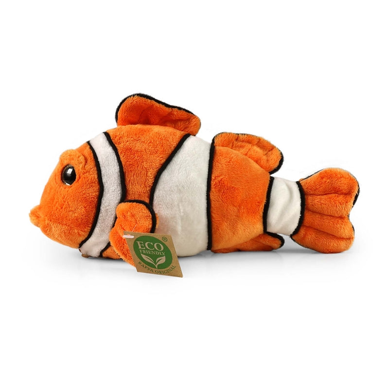 Rappa – pliušinis realistiškas žaislas klounas Nemo 25 cm, ekologiškas