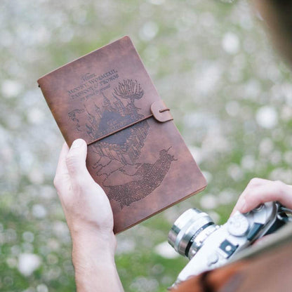 Haris Poteris - Odinaminis kelioninis sąsiuvinis 12x19,6 cm (Rudas)