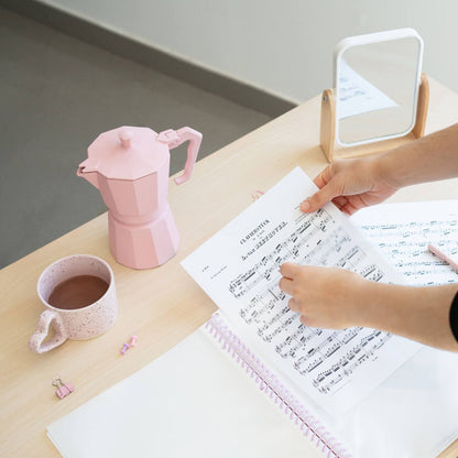 Pusheen - A4 segtuvas su gumine juosta + 30 permatomų įmaučių