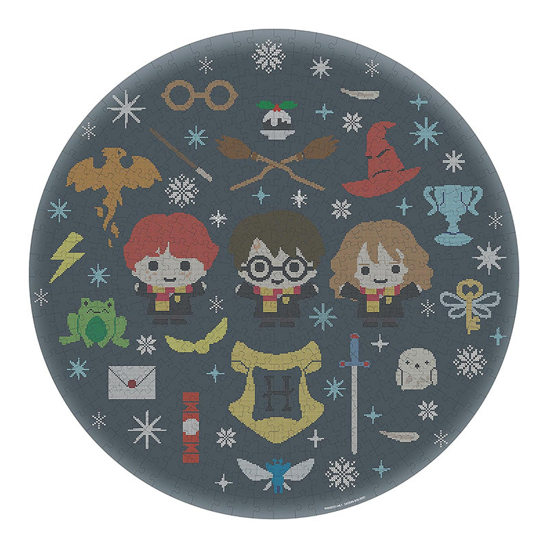 Haris Poteris – 500 dalių dėlionė dekoratyvinėje dėžutėje (Kalėdos Hogvartse)