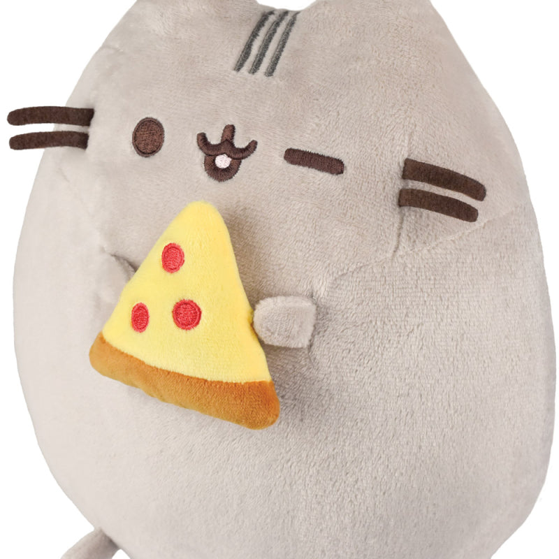 Pusheen - Pliušinis talismanas su pica 24 cm