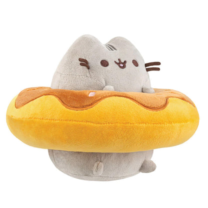 Pusheen - Pusheen pliušinis talismanas su šokoladiniu keksiuku 13 cm