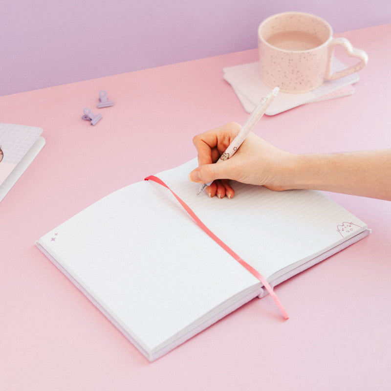 Pusheen - Pliušinis užrašų knygelė / bloknotas A5 iš Akimirkų kolekcijos