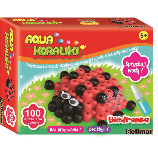 Aqua karoliukai boružė