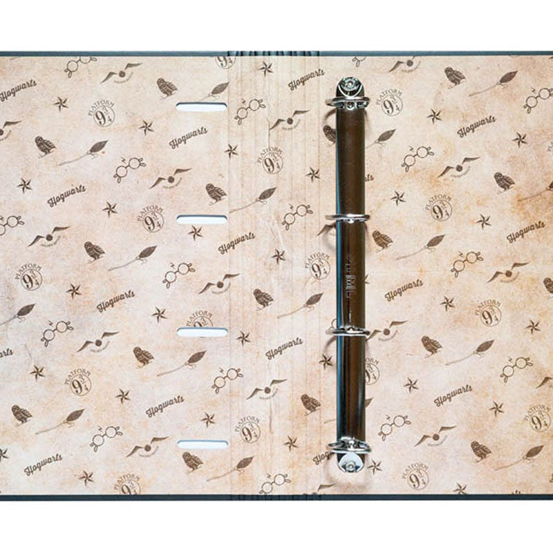 Hario Poteris – A4 formato kortelių segtuvas (4 žiedai, elastinė juosta)