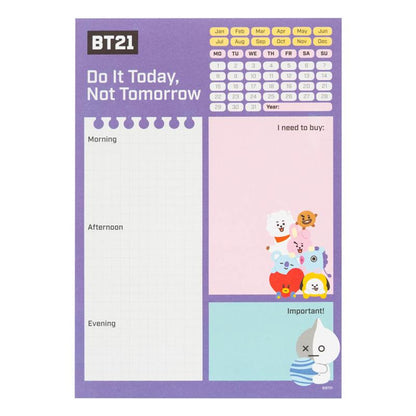LINE FRIENDS BT21 - A5 dienos planuotojas