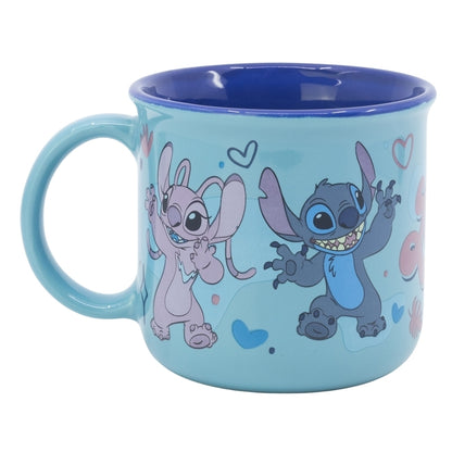 Disney Stitch – keraminis puodelis dovanų dėžutėje iš „Stitch & Angel“ kolekcijos, 355 ml