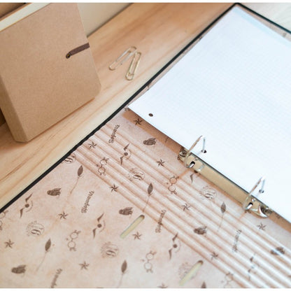 Hario Poteris – A4 formato segtuvas (2 žiedai, elastinė juosta)