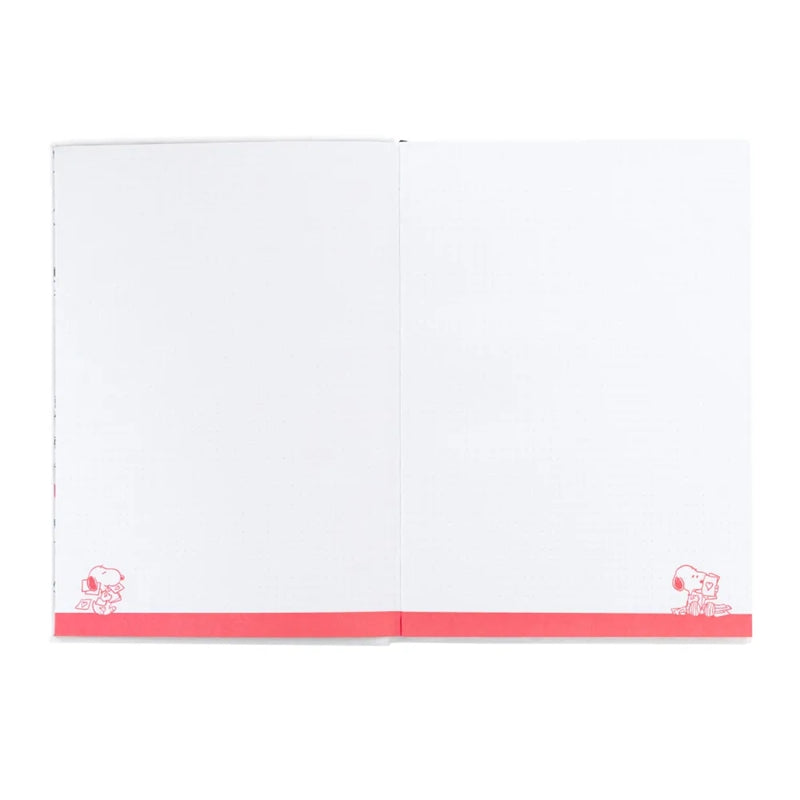 Snoopy - Pliušinis sąsiuvinis / A5 sąsiuvinis iš Love Season kolekcijos