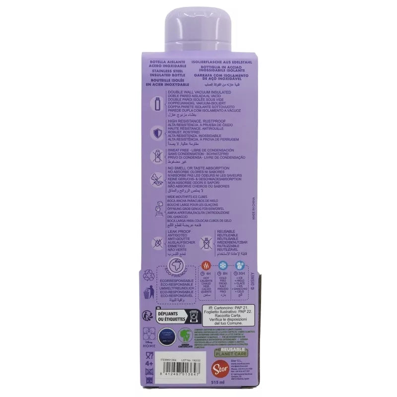 Disney Stitch - Nerūdijančio plieno termo butelis iš "Palms" kolekcijos 515 ml