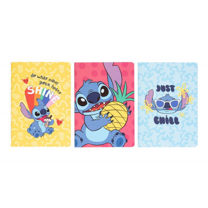 Disney Stitch - A5 sąsiuvinių rinkinys iš „Tropical“ kolekcijos (3 vnt.)