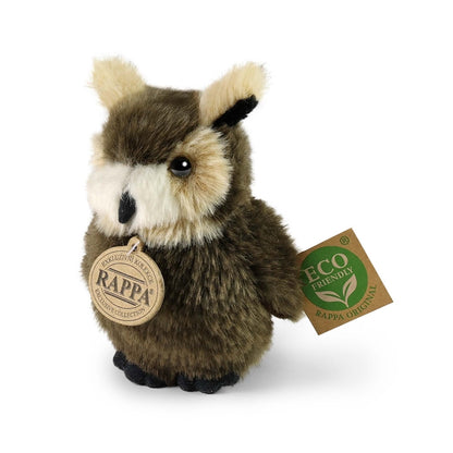 Rappa - Pliušinė tikroviška pelėda, 13 cm, ekologiška