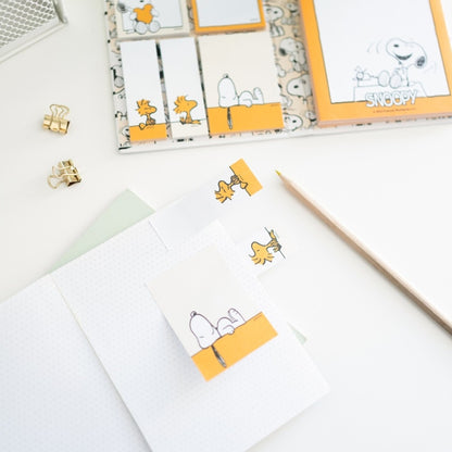 Snoopy - A6 lipnių lapelių sąsiuvinis iš kolekcijos "Lazy Days"