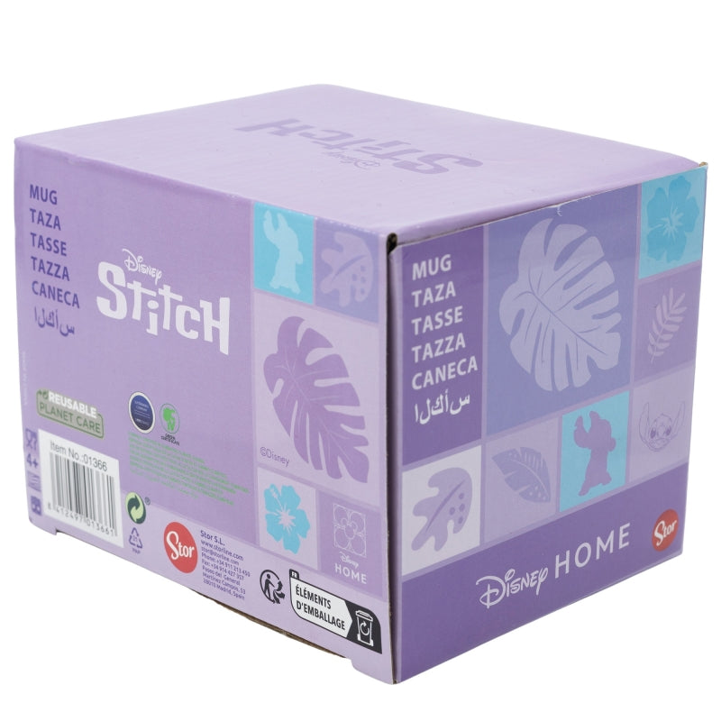 Disney Stitch – Keraminis puodelis dovanų dėžutėje iš kolekcijos „Palms“ 400 ml