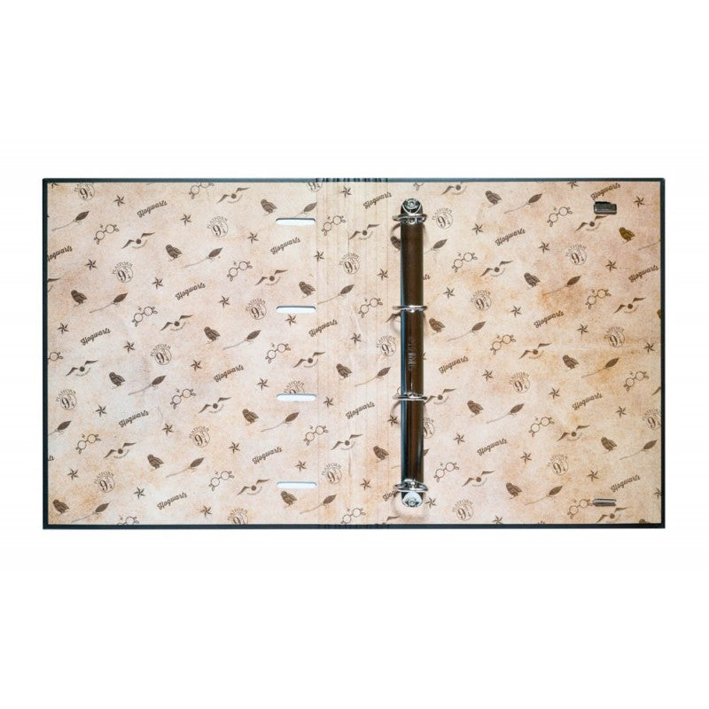 Hario Poteris – A4 formatu segtuvas (4 žiedai, elastinė juosta)