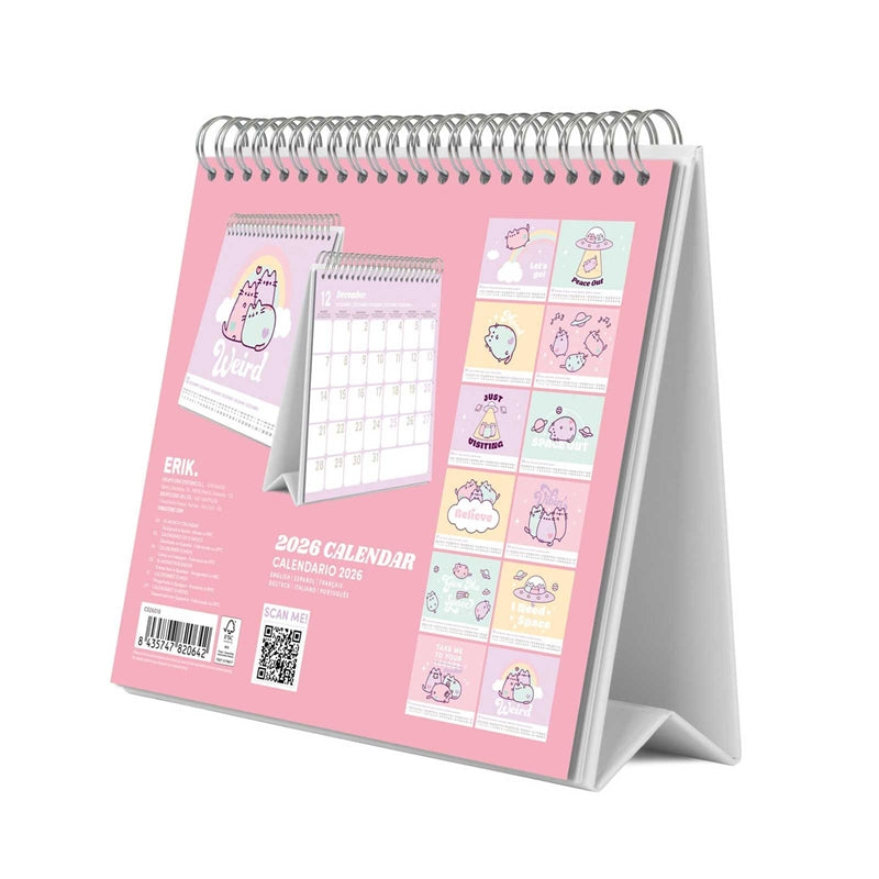 Stalinis kalendorius 2026 17x20 cm Pusheen