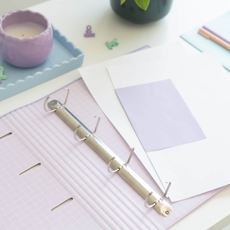 Pušynas – A4 segtuvas iš „Moments“ kolekcijos (4 žiedai, elastinė juosta)