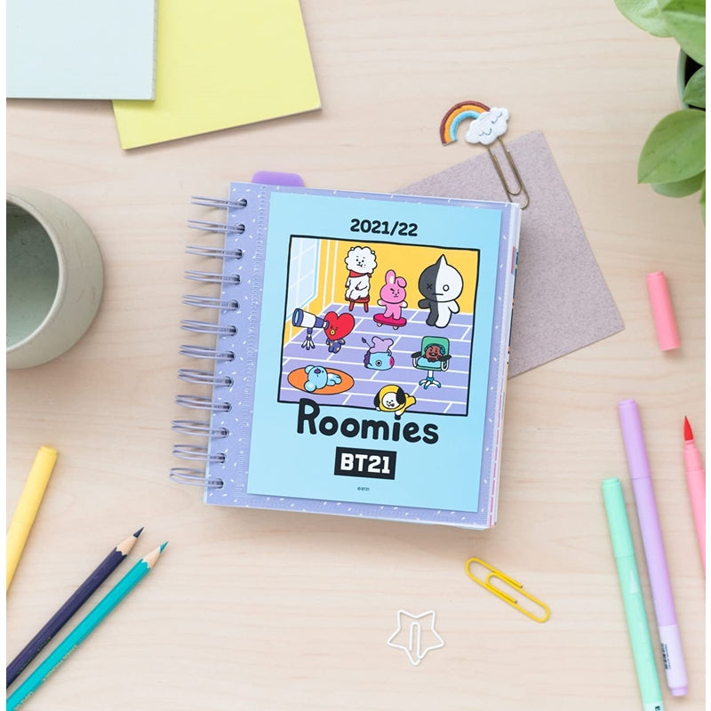 BT21 - Kalendorius mokslo metams 2021/2022 (mėlynas)