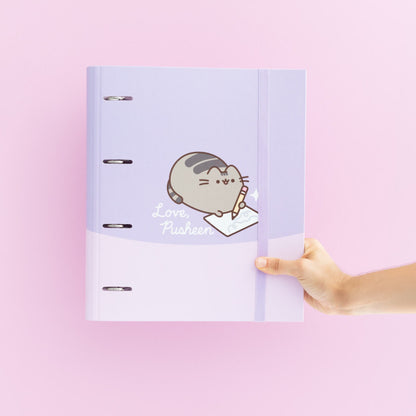 Pušynas – A4 segtuvas iš „Moments“ kolekcijos (4 žiedai, elastinė juosta)