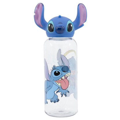 Disney Stitch – butelis 560 ml su 3D dangteliu iš „Flowers“ kolekcijos