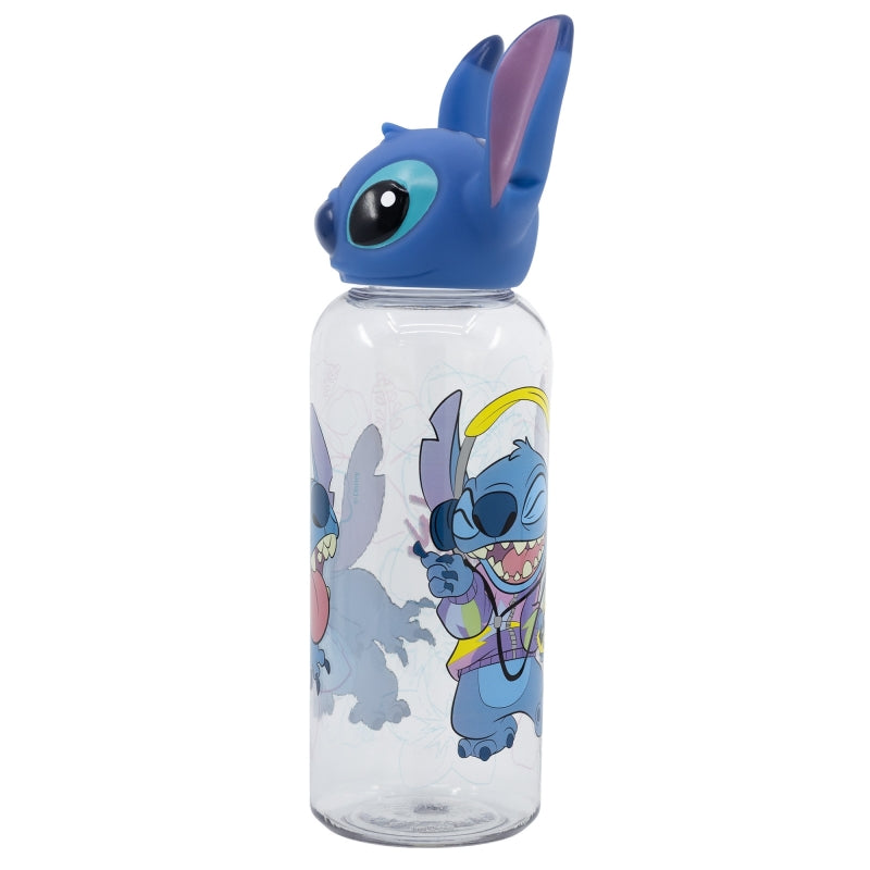 Disney Stitch – butelis 560 ml su 3D dangteliu iš „Flowers“ kolekcijos