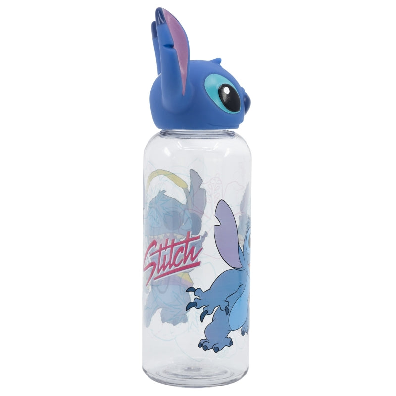 Disney Stitch – butelis 560 ml su 3D dangteliu iš „Flowers“ kolekcijos