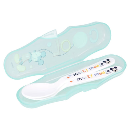 Mickey Mouse - 2 maitinimo šaukšteliai + dėklas (Cool)