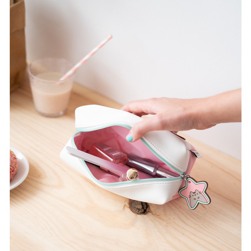 Pusheen – Rožių Kolekcijos Kosmetikos Krepšys (20 x 9 x 8,5 cm)