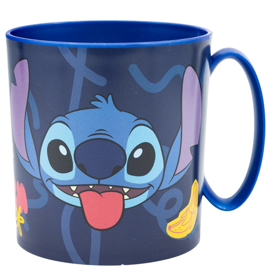 Disney Stitch - mikrobangų krosnelei skirtas puodelis iš „Palms“ kolekcijos, 390 ml