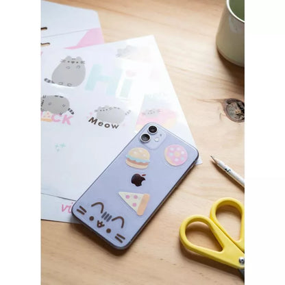 Pusheen - 16 lipdukų rinkinys nešiojamam kompiuteriui / išmaniajam telefonui iš „Foodie“ kolekcijos