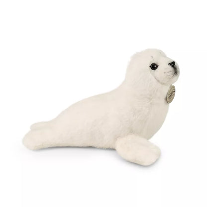 Rappa - Pliušinis realistiškas žaislas baltas ruonis 30 cm ekologiškas