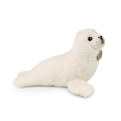 Rappa - Pliušinis realistiškas žaislas baltas ruonis 30 cm ekologiškas