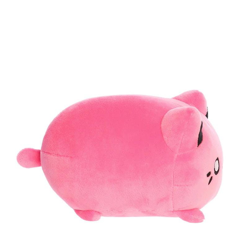 Tasty Peach – pliušinis talismanas 9 cm Vivid Pink Meowchi