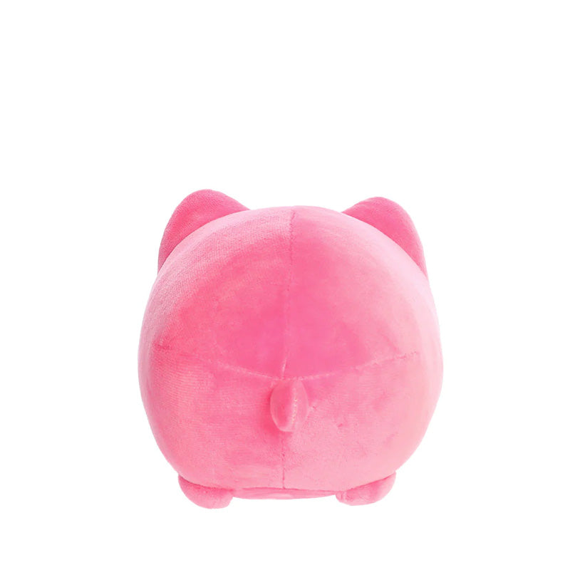 Tasty Peach – pliušinis talismanas 9 cm Vivid Pink Meowchi