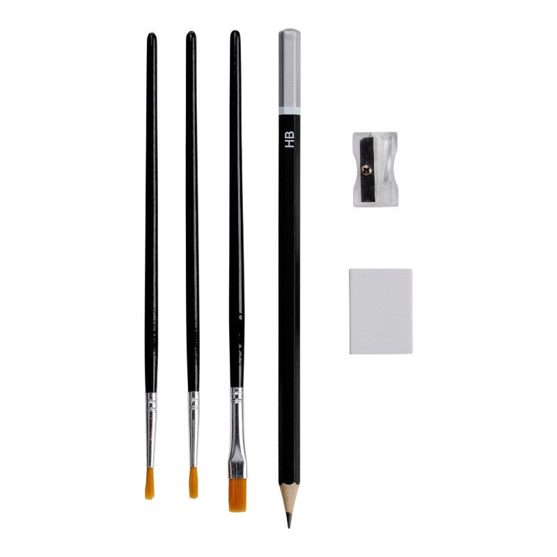 Tapybos rinkinys medinėje dėžutėje, 20 vnt. Artico