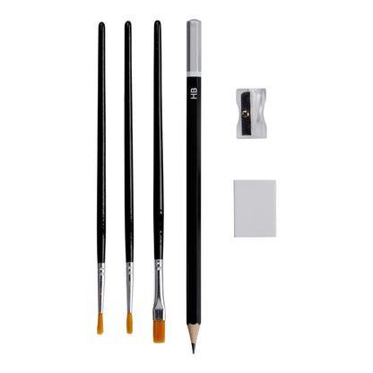 Tapybos rinkinys medinėje dėžutėje, 20 vnt. Artico